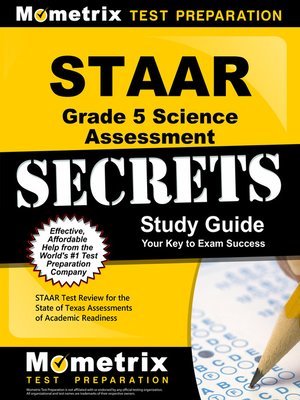 cover image of STAAR Grade 5 Science Assessment Secrets Study Guide
